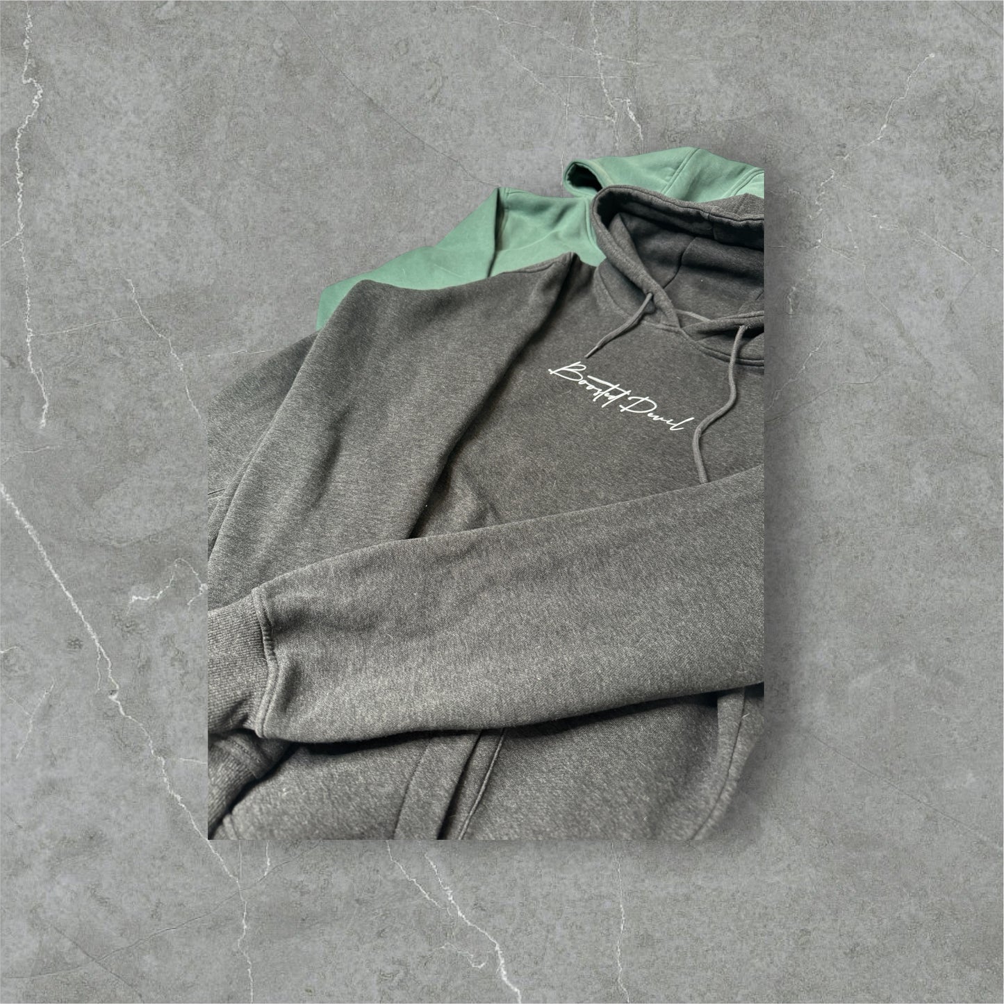 BoostedDevil Unisex Hoodie mit Kapuze "Basic Line" | Kapuzenpullover aus Baumwolle/Polyester | Frontprint
