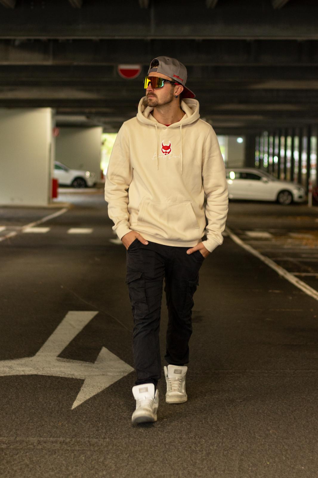 BoostedDevil Unisex Hoodie mit Kapuze " TASTE BETTER "| Kapuzenpullover aus Baumwolle/ Polyester | Front- und Backprint