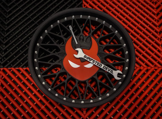 BOOSTEDDEVIL Wanduhr „ RIM „ | 3D gedruckt