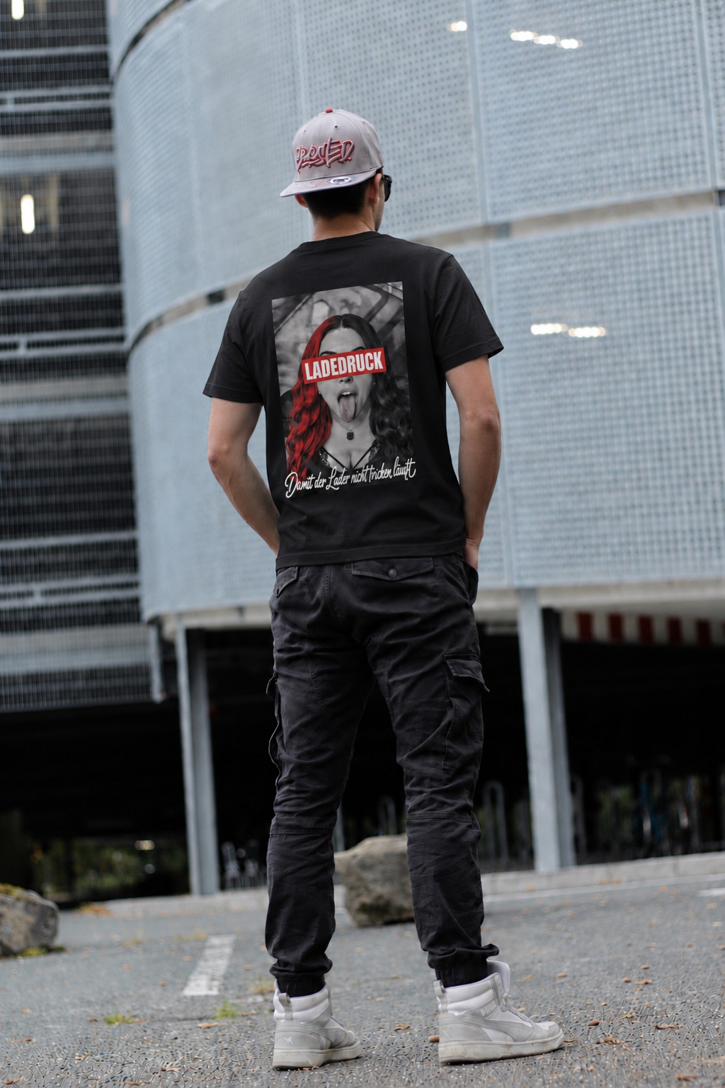 BoostedDevil T-Shirt "LADEDRUCK" | Baumwolle |  Front- und Backprint