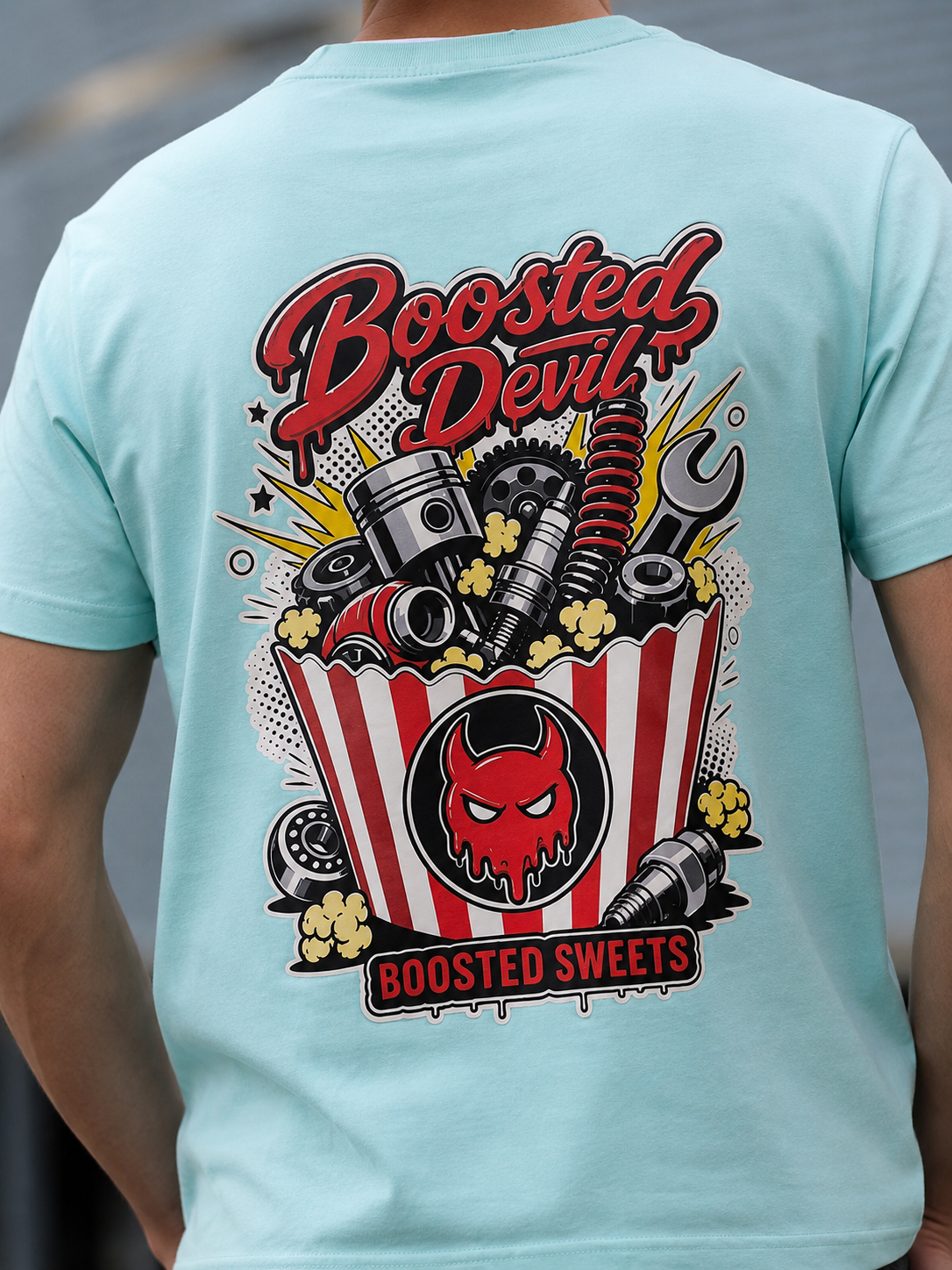 BoostedDevil T-Shirt "SWEETS" | Baumwolle |  Front- und Backprint