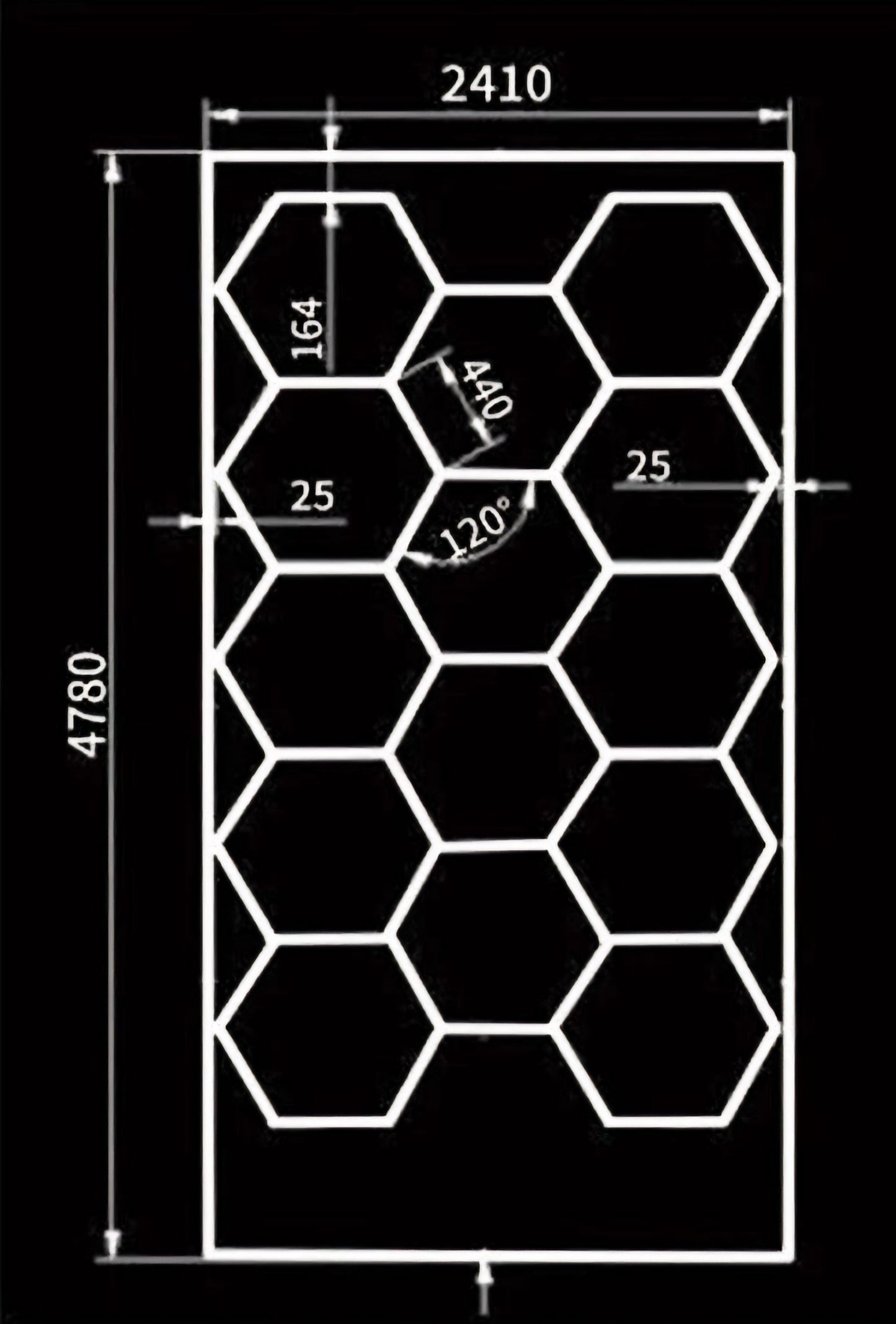 Hexagon LED Light