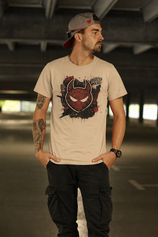 BoostedDevil T-Shirt "DEVIL" | Baumwolle |  Front- und Backprint
