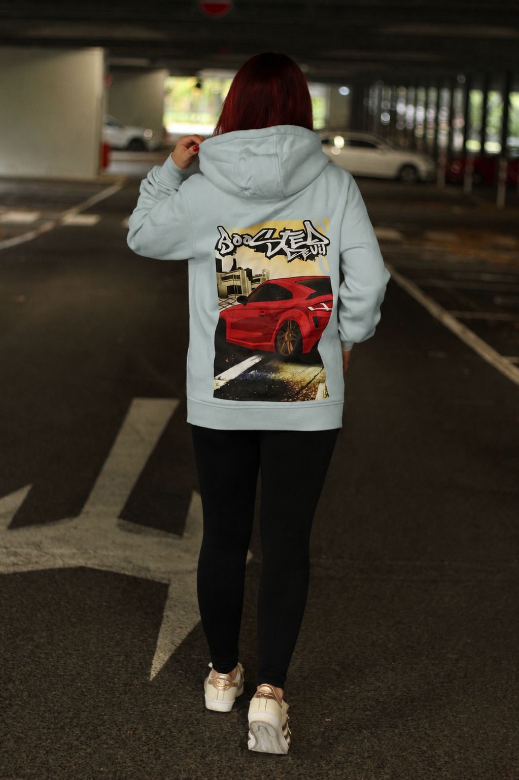 BoostedDevil Unisex Hoodie mit Kapuze " TT "| Kapuzenpullover aus Baumwolle/Polyester | Front- und Backprint