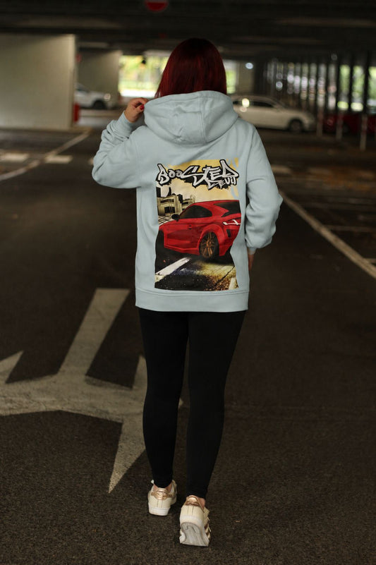 BoostedDevil Unisex Hoodie mit Kapuze " TT "| Kapuzenpullover aus Baumwolle/Polyester | Front- und Backprint