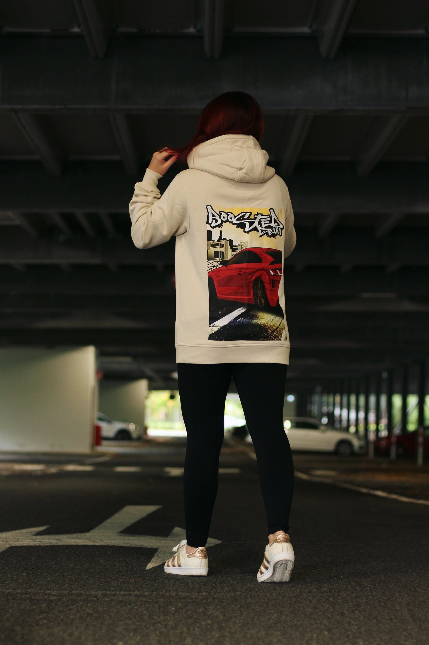 BoostedDevil Unisex Hoodie mit Kapuze " TT "| Kapuzenpullover aus Baumwolle/Polyester | Front- und Backprint