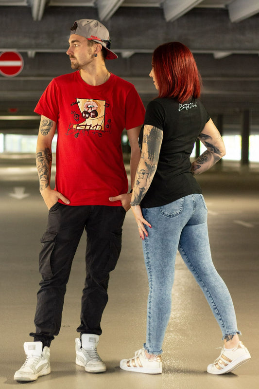 BoostedDevil T-Shirt "Cherry" | Baumwolle |  Front- und Backprint