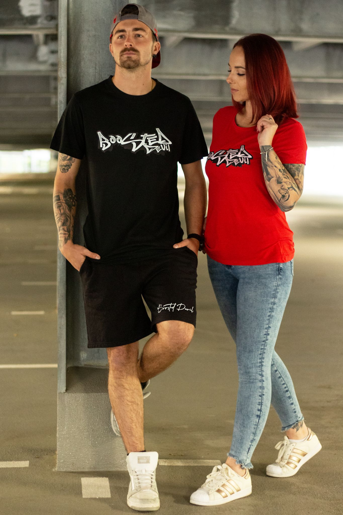 BoostedDevil T-Shirt "Basic" | Baumwolle |  Front- und Backprint